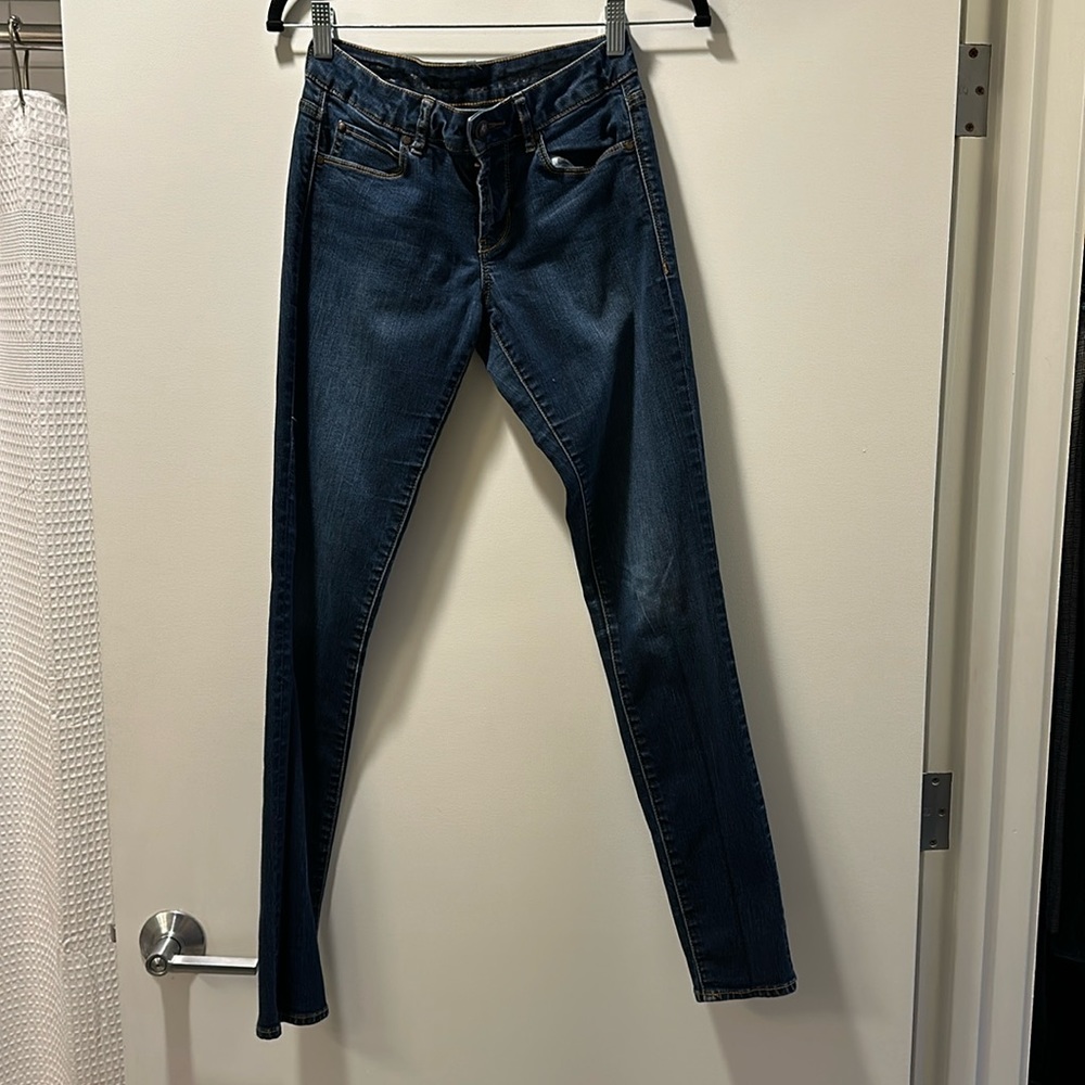 Article of Society Mid-Rise Dark Wash Denim